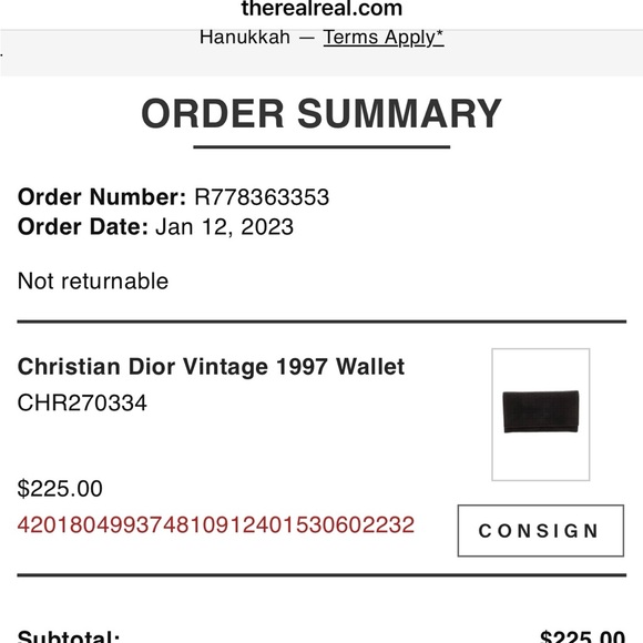 Vintage Christine Dior wallet. Authenticated by the real real. - Picture 11 of 11